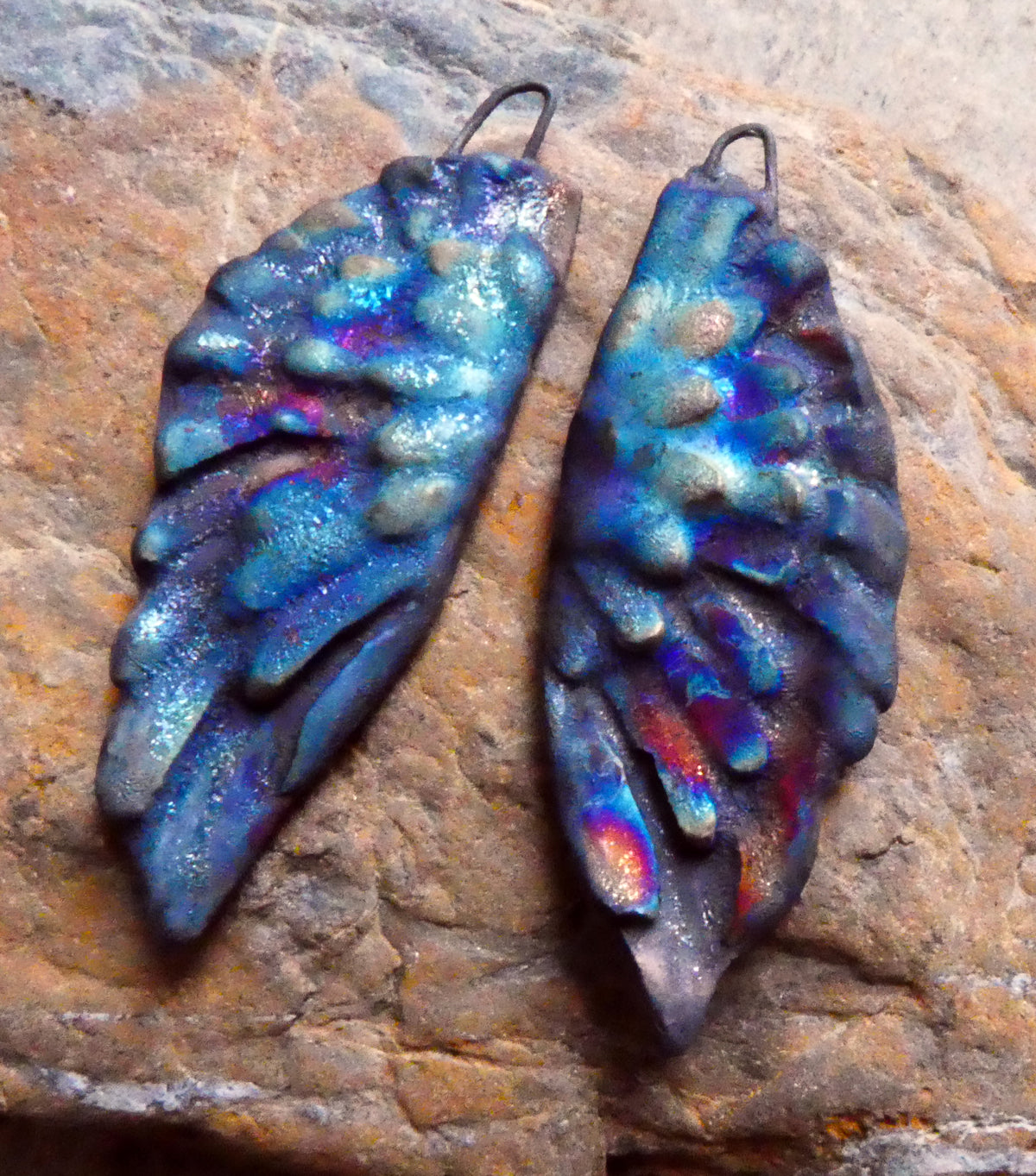 Ceramic Scorched Angel Wings