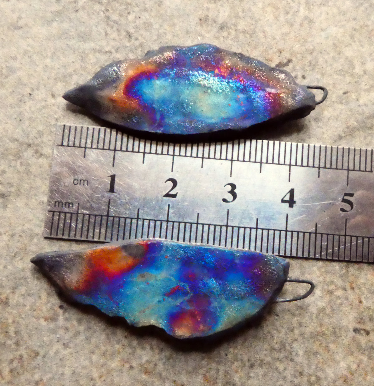 Ceramic Scorched Angel Wings