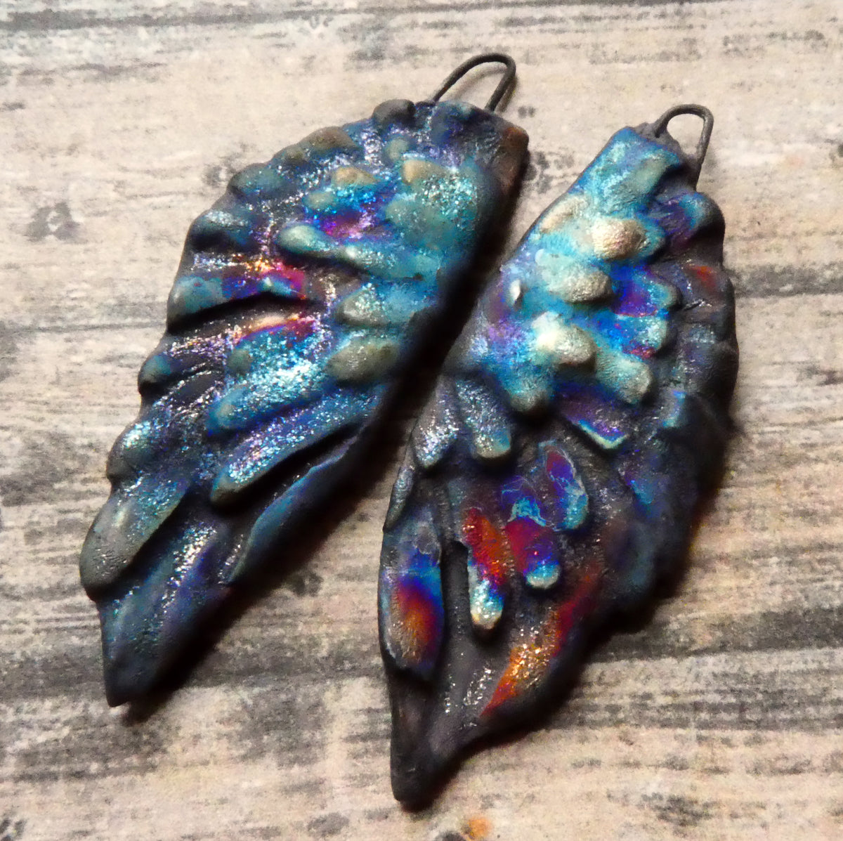 Ceramic Scorched Angel Wings