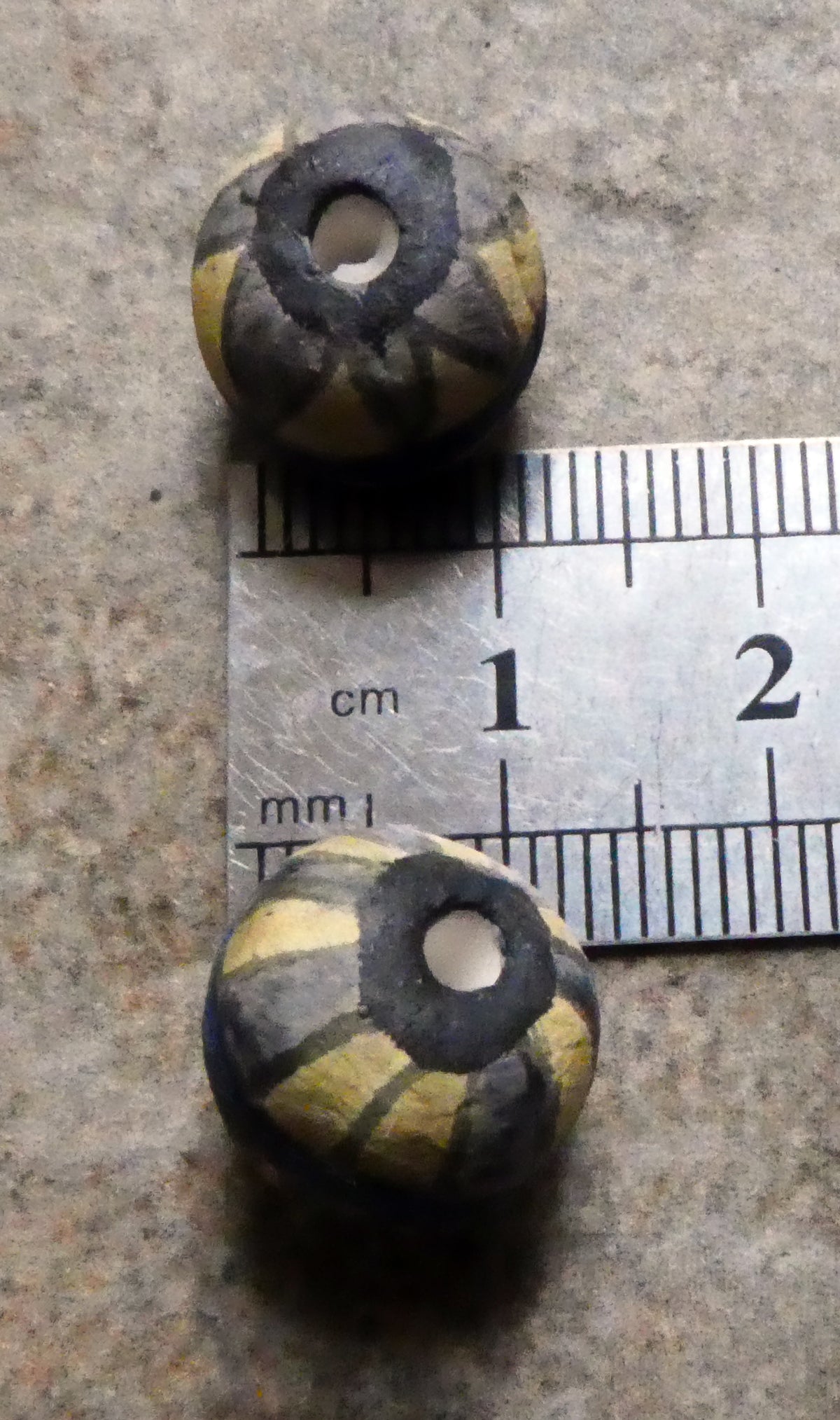 Ceramic Inky Bead Earring Charms #3