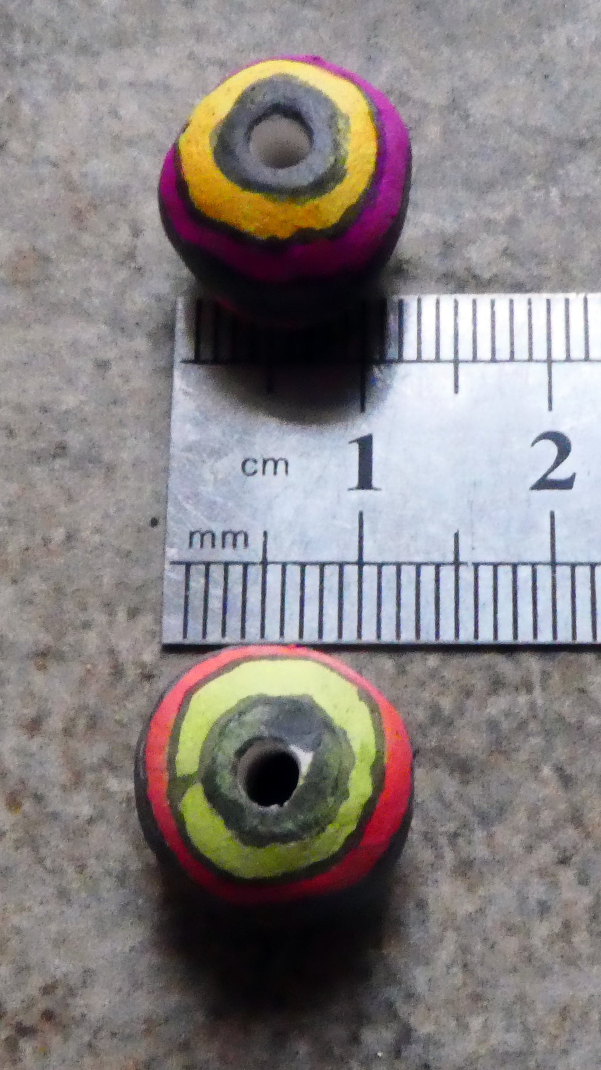 Ceramic Inky Bead Earring Charms #4