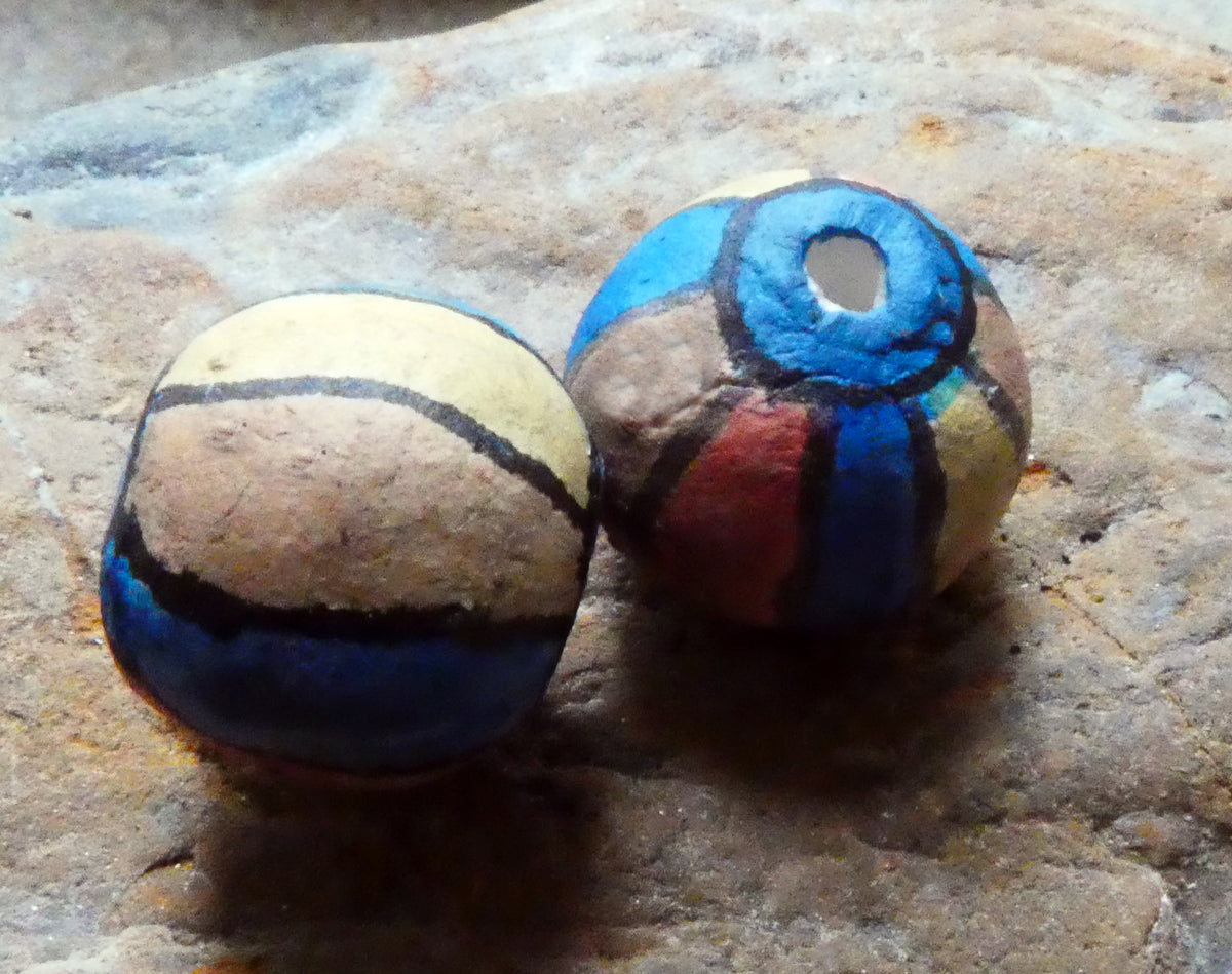 Ceramic Inky Bead Earring Charms #5