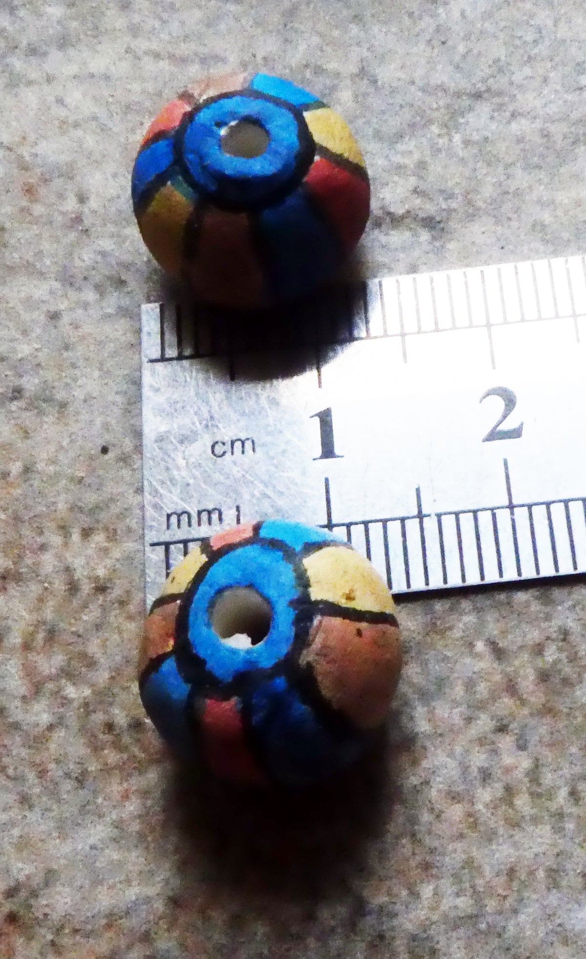 Ceramic Inky Bead Earring Charms #5