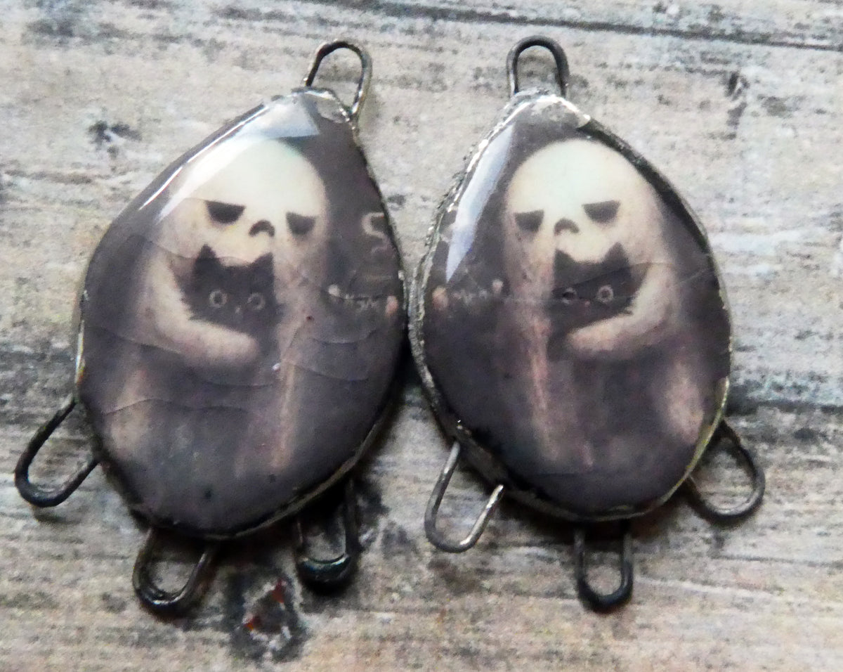 Ceramic Ghostie Decal Connectors #3