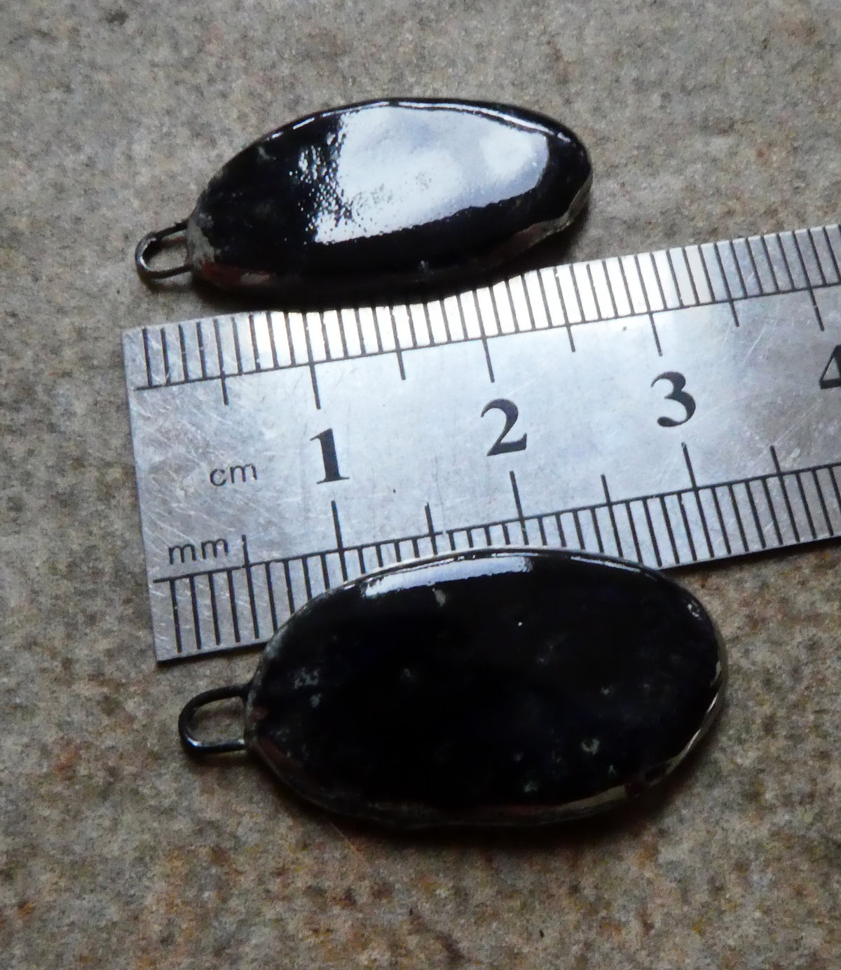 Ceramic Lustre Rimmed Sliver Charms - Constellation