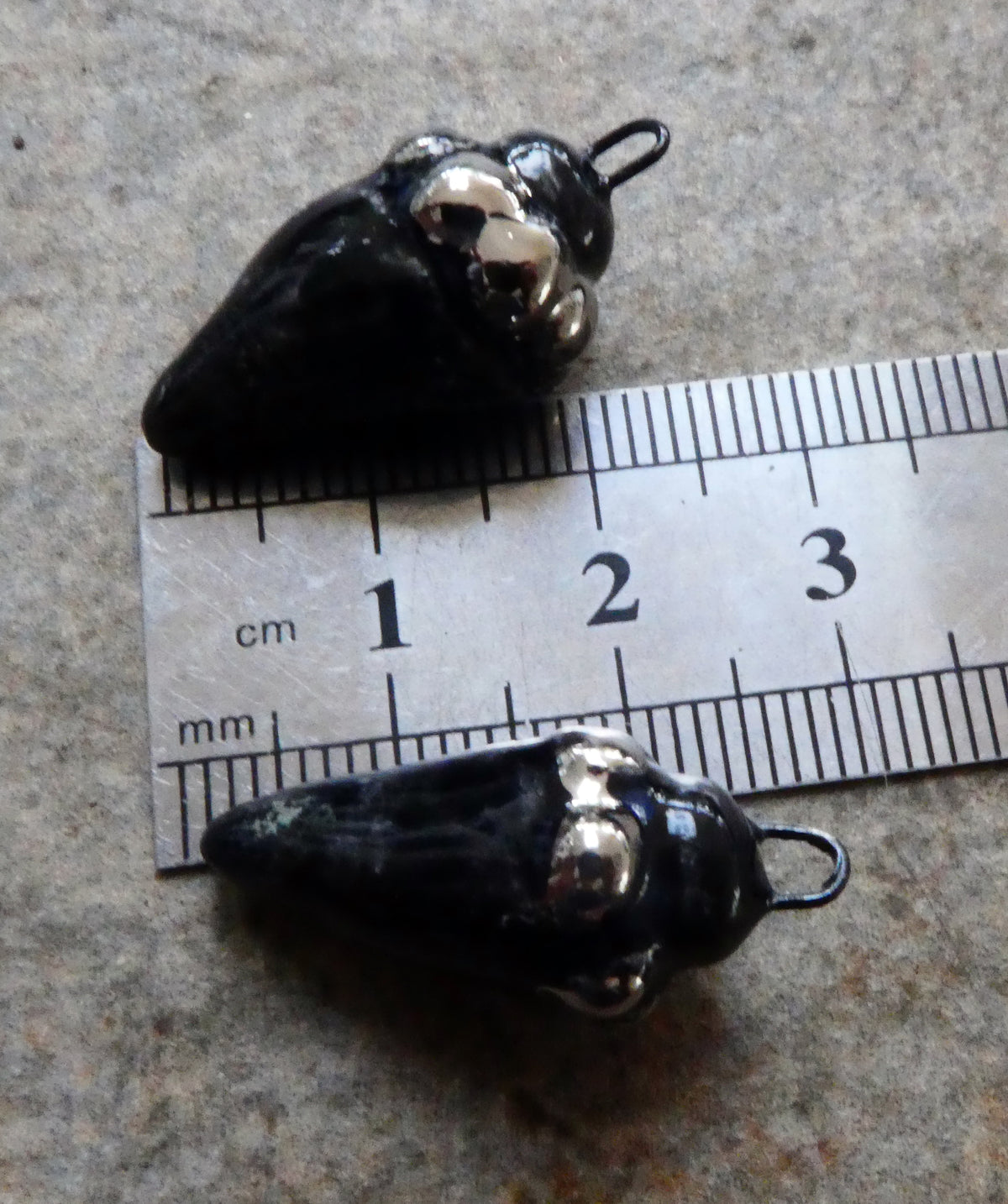 Ceramic Lustre Specked Pointy Charms - Constellation