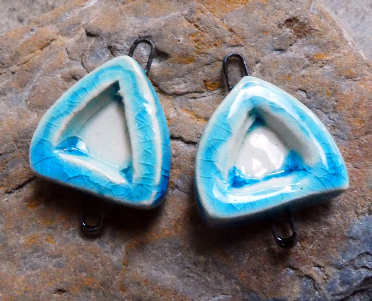 Ceramic Shrine Connectors - Taunton Turquoise