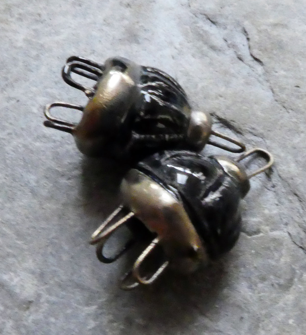 Ceramic Kuchi Cap Connectors -Constellation