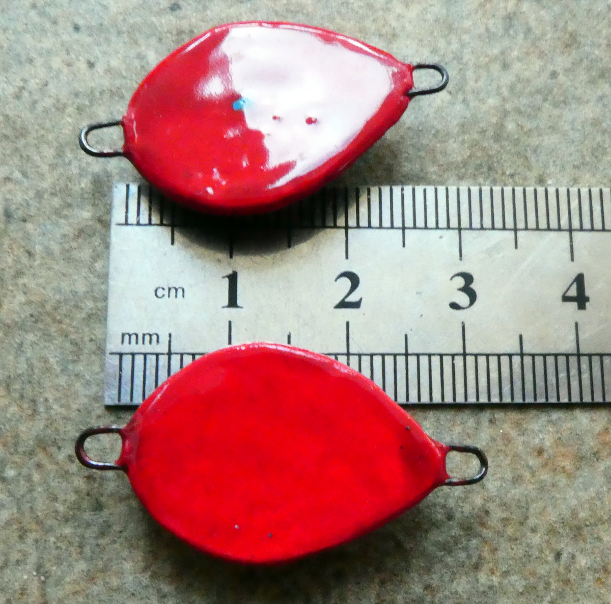 Ceramic Teardrop Moulded Connectors -#3