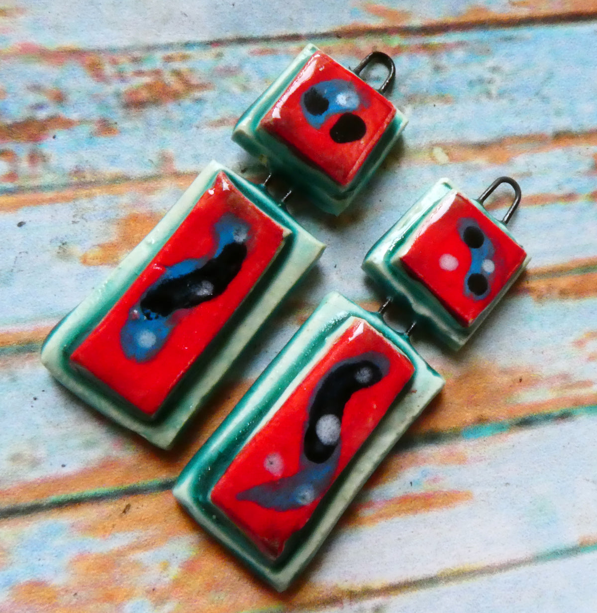 Ceramic Moulded Dangles #1