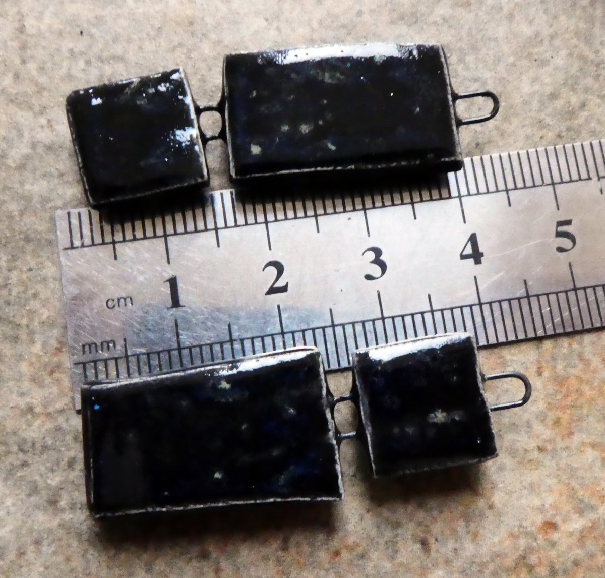 Ceramic Asymmetric Moulded Dangles #2