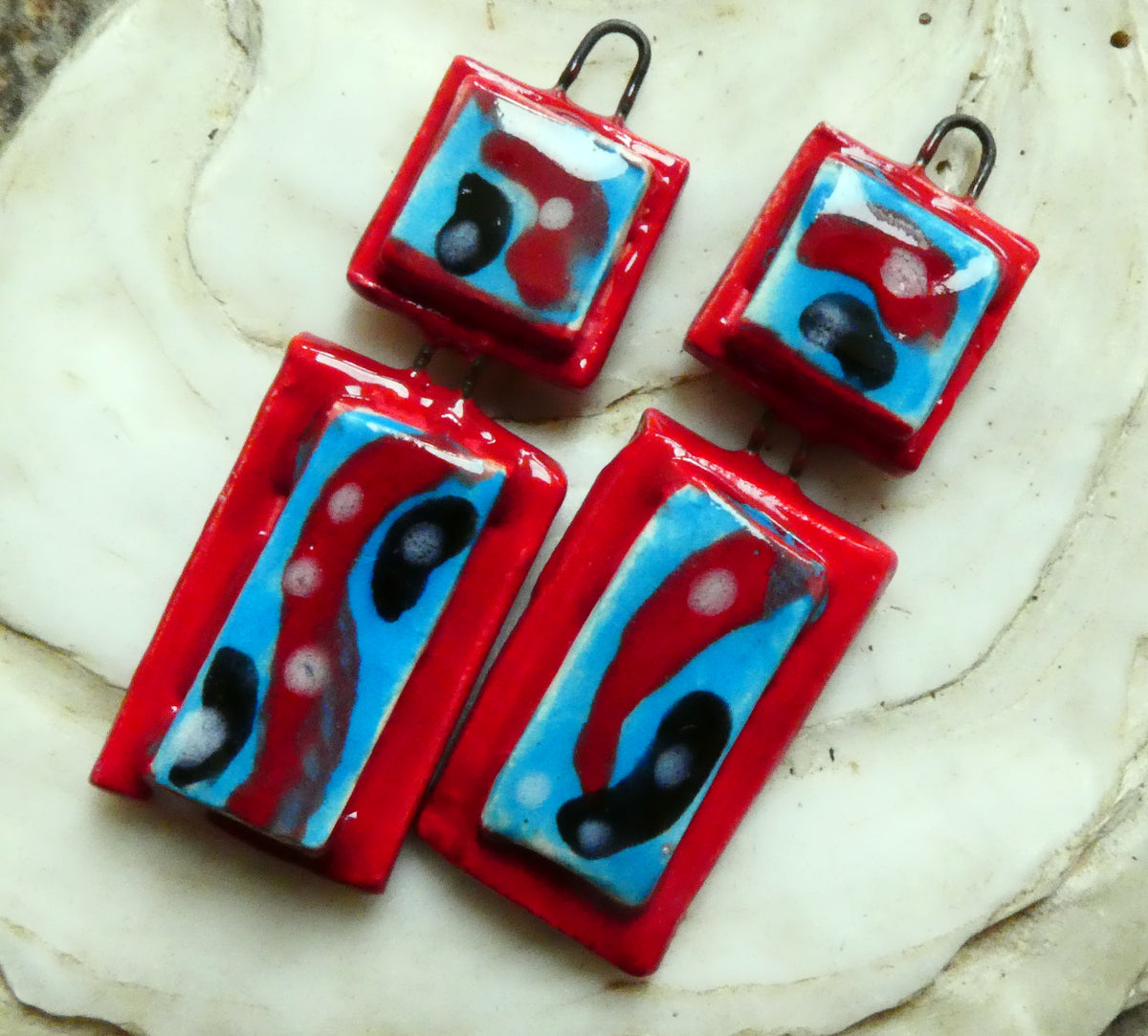 Ceramic Moulded Dangles #3