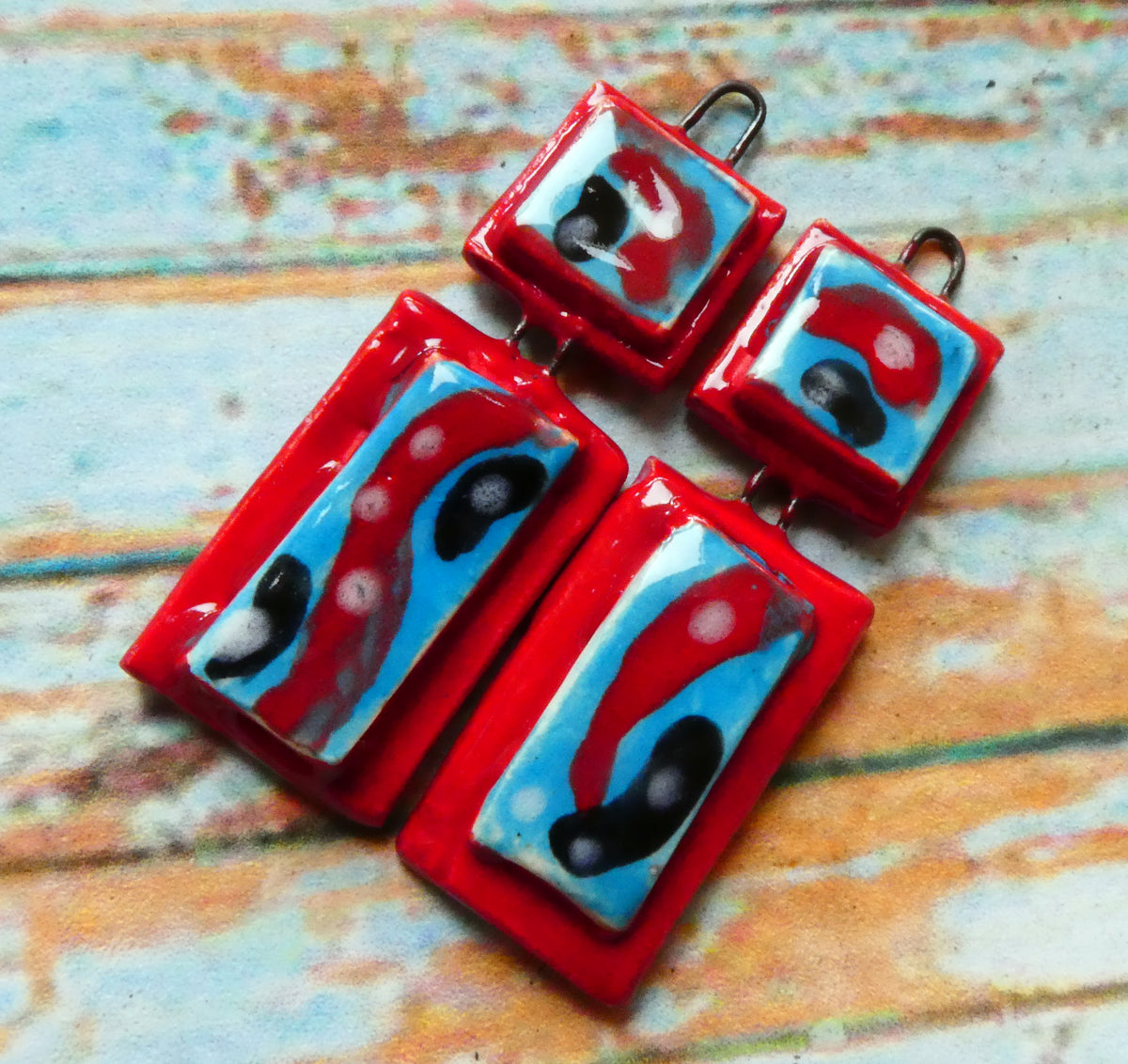 Ceramic Moulded Dangles #3