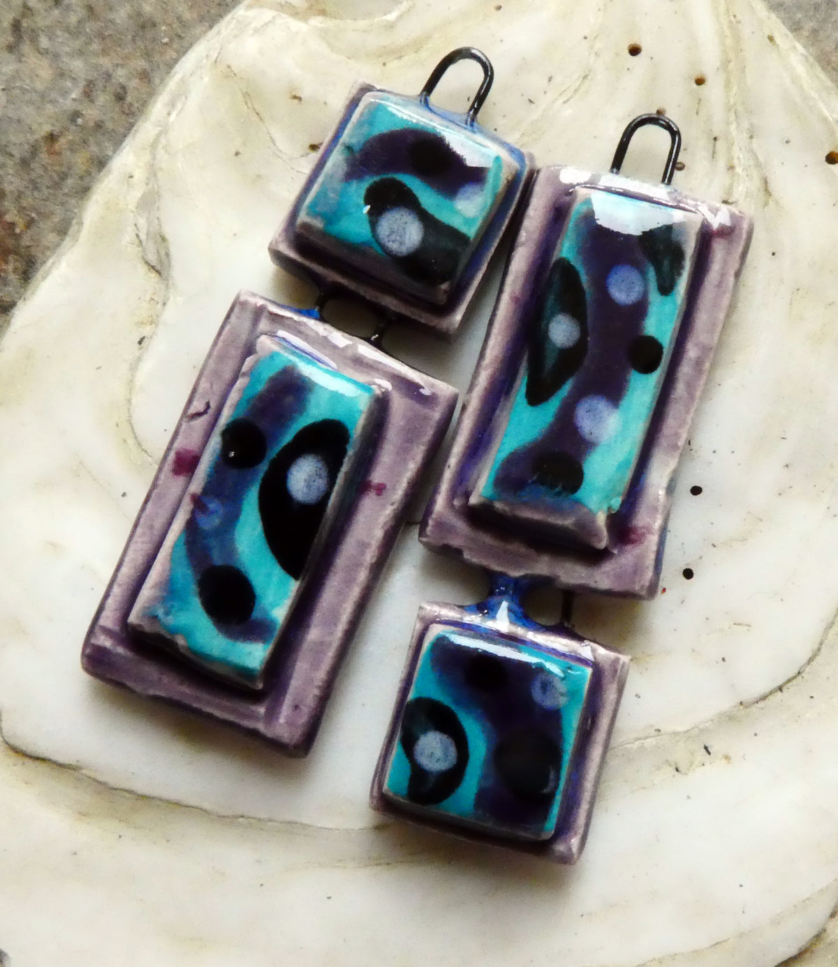 Ceramic Moulded Dangles #6