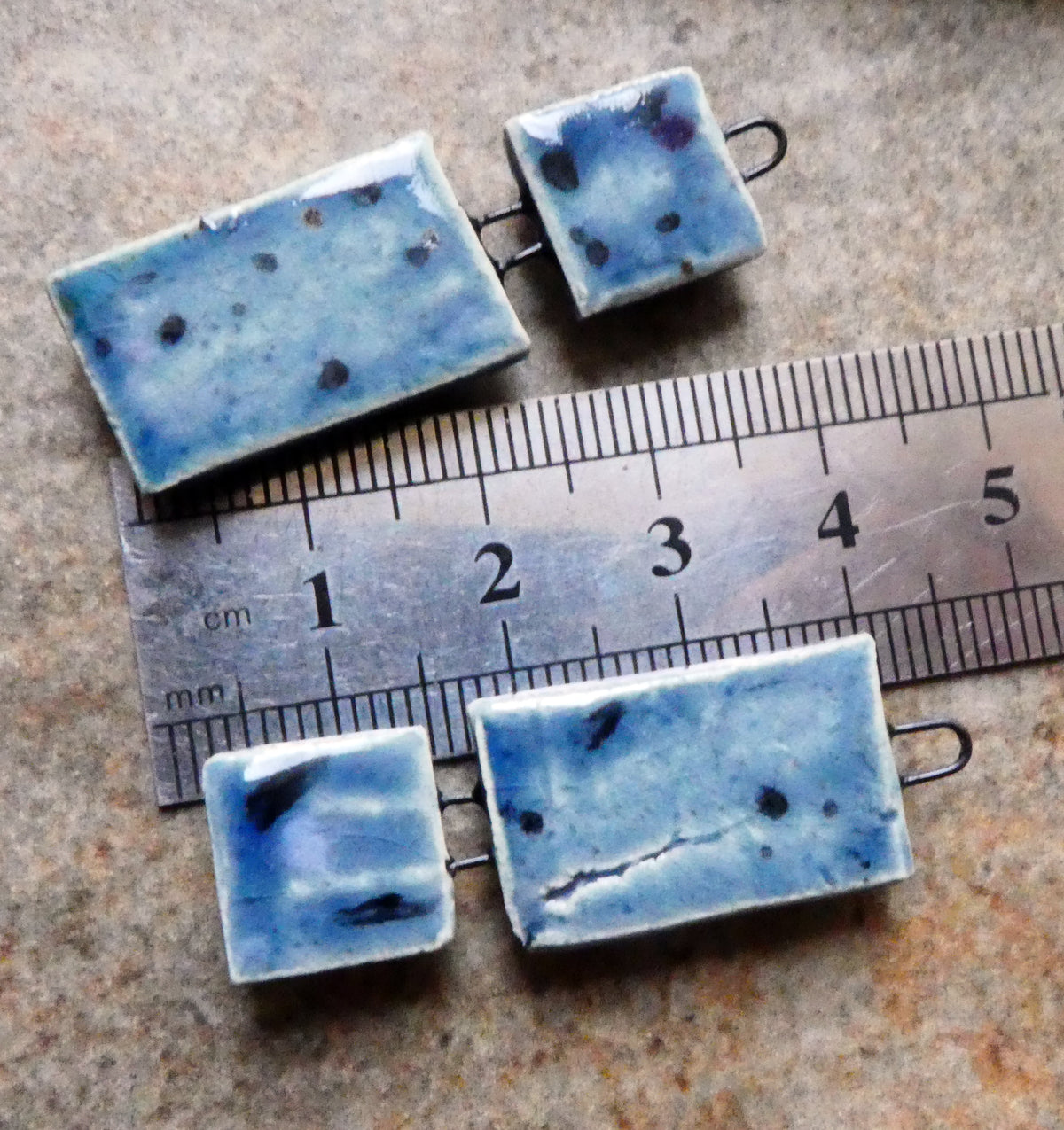 Ceramic Asymmetric Moulded Dangles #8