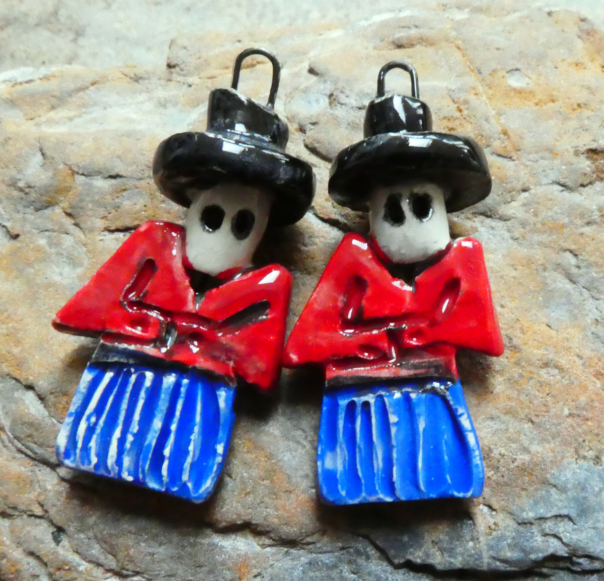 Ceramic Gaucho Charms #1