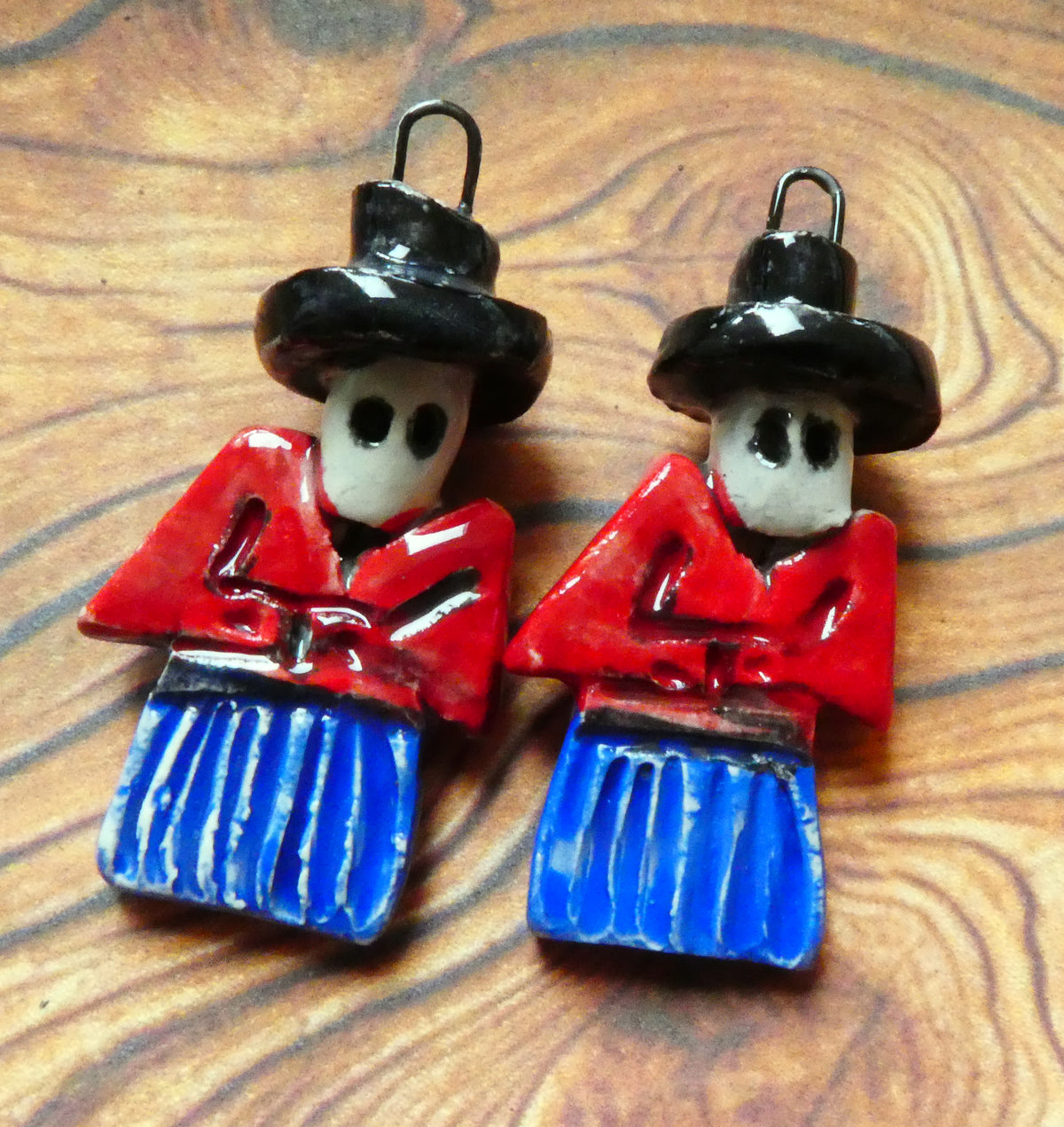 Ceramic Gaucho Charms #1