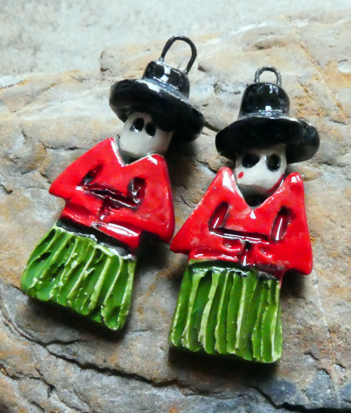 Ceramic Gaucho Charms #2
