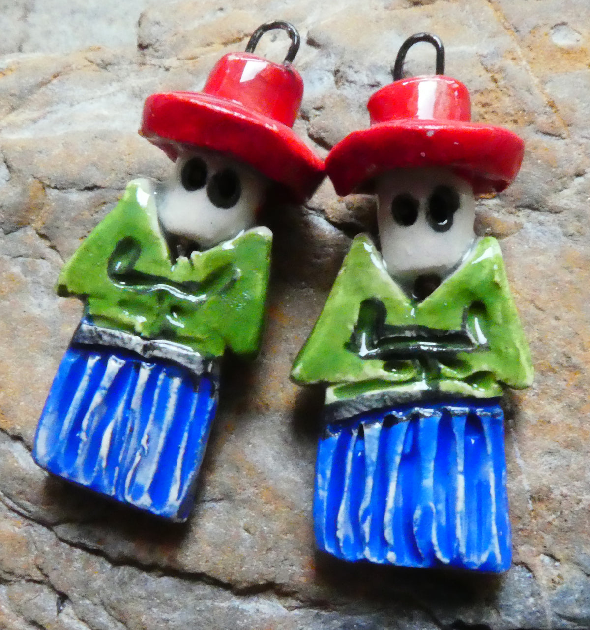 Ceramic Gaucho Charms #3
