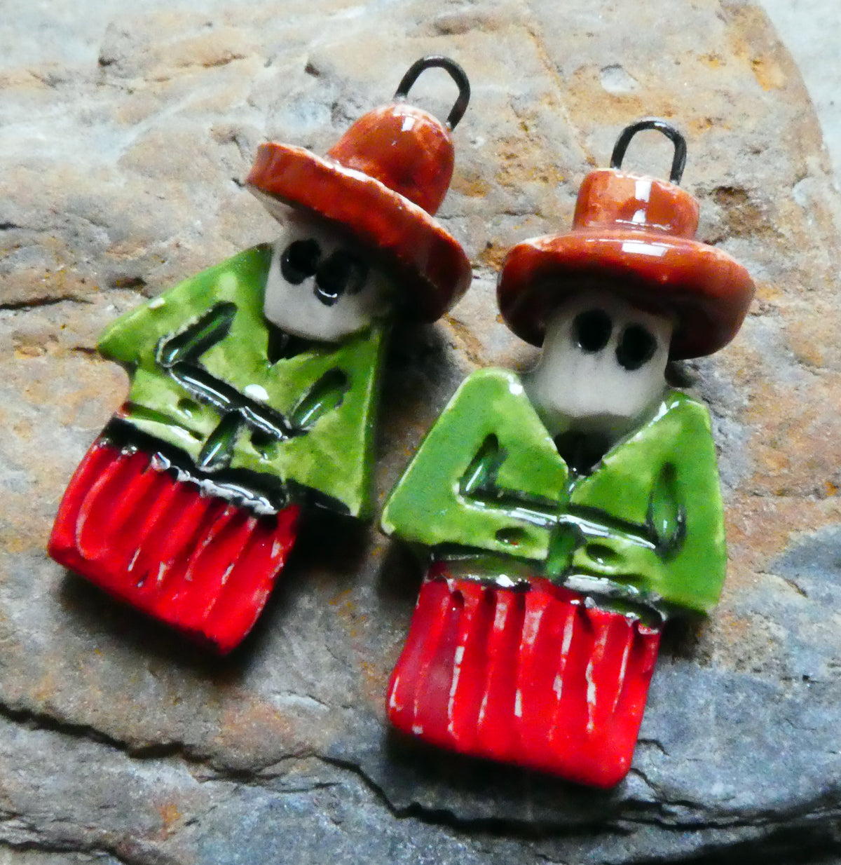 Ceramic Gaucho Charms #6