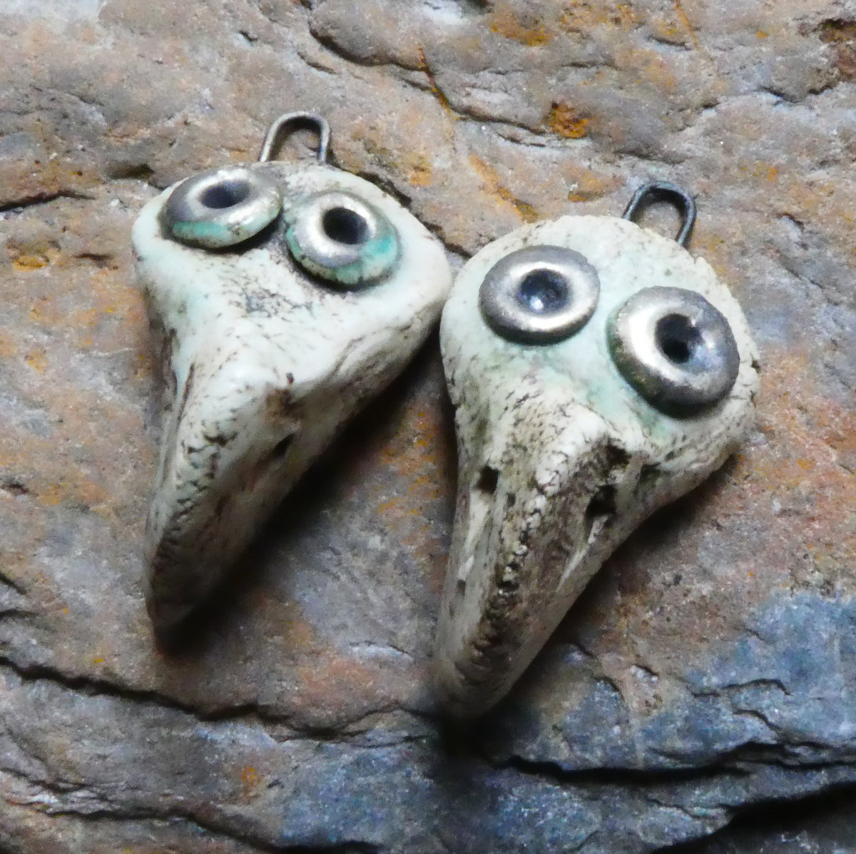 Ceramic Bird Beak Charms