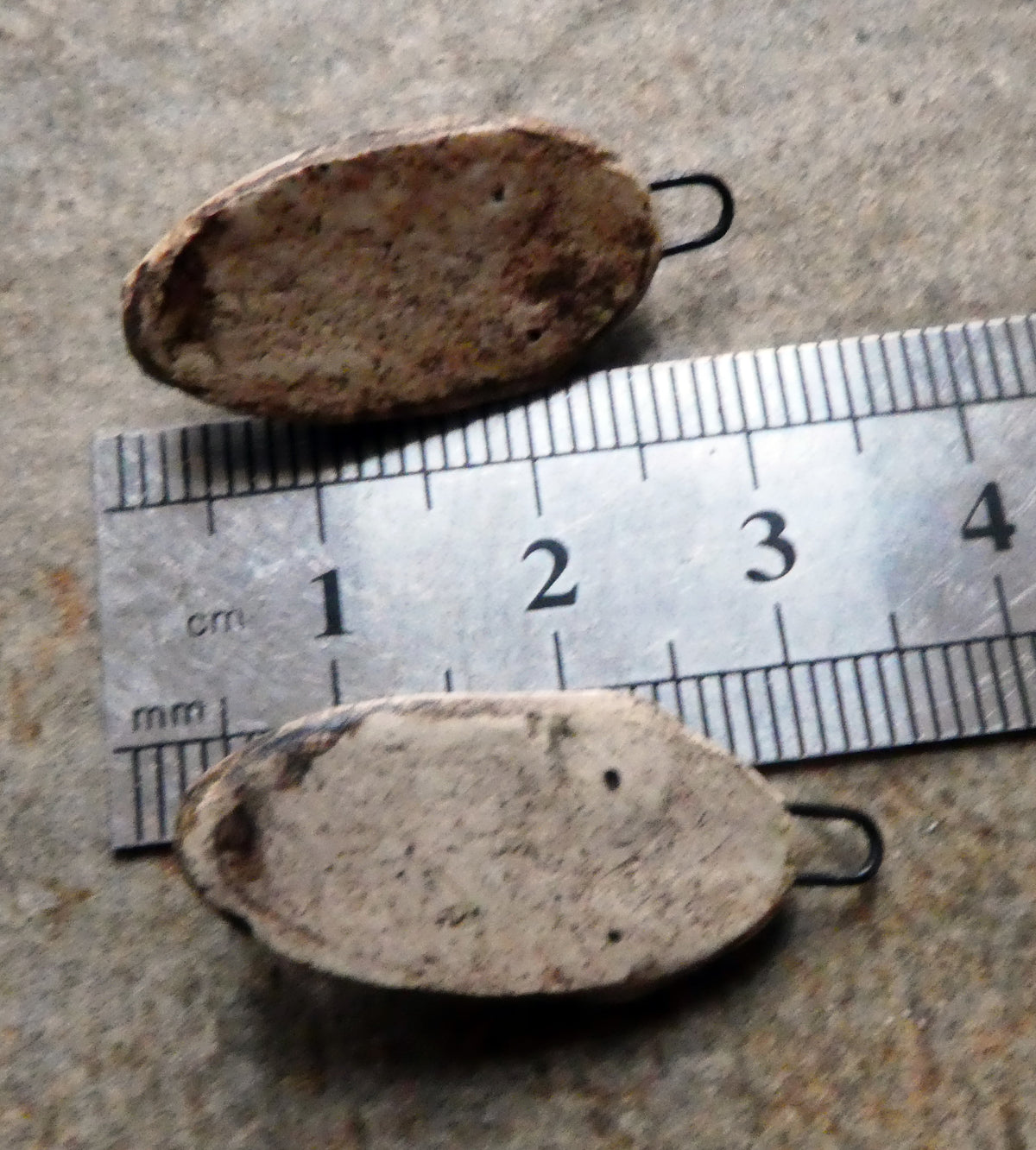 Ceramic Oval Face Charms #2
