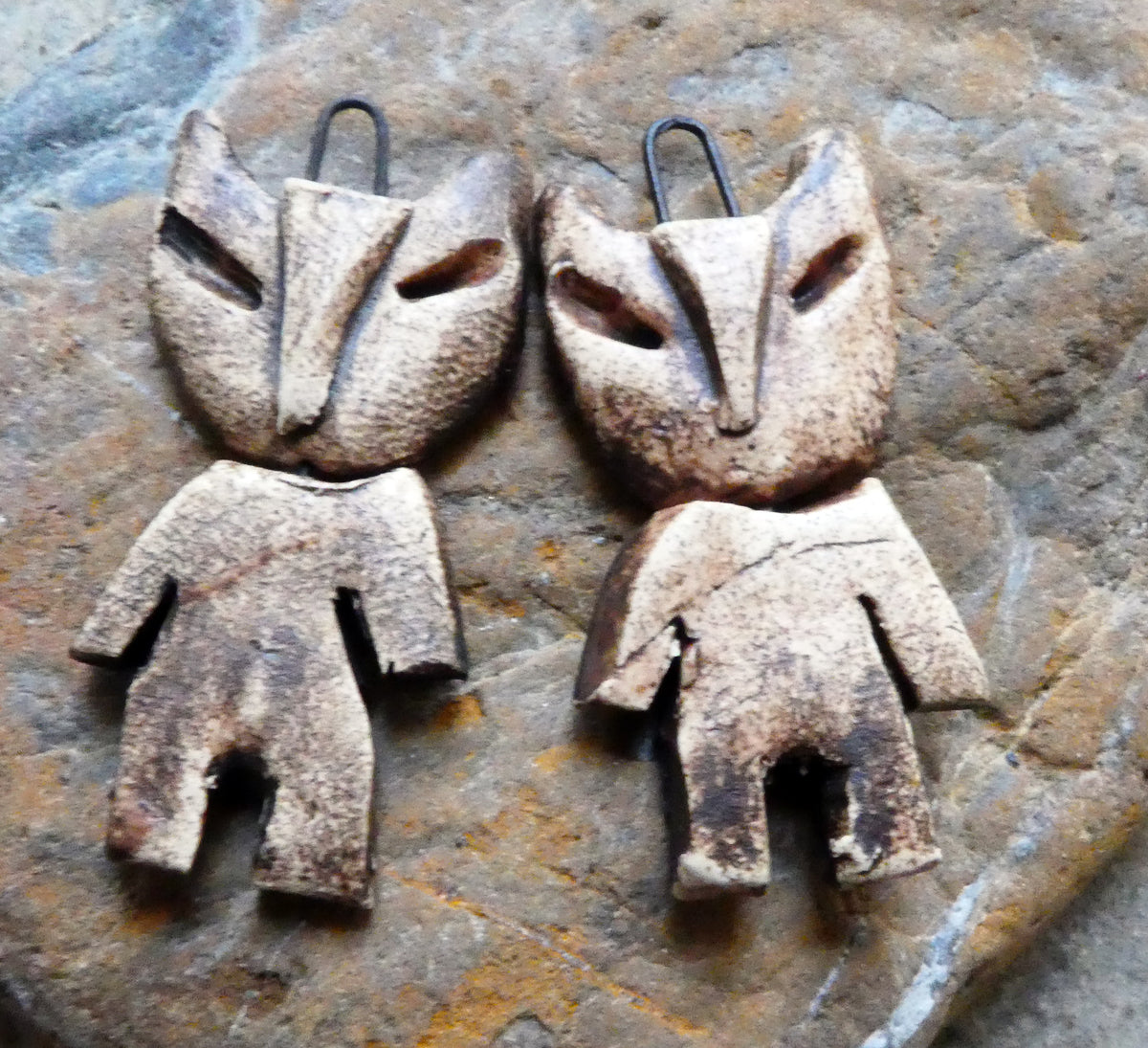 Ceramic Voodoo Amulet Charm #14
