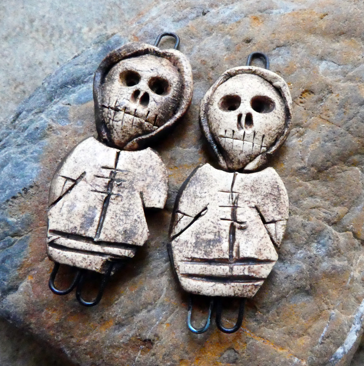 Ceramic Voodoo Amulet Charms #15