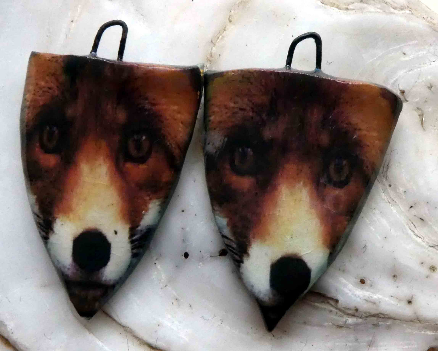 Ceramic Fox Face Shield Droppers #1