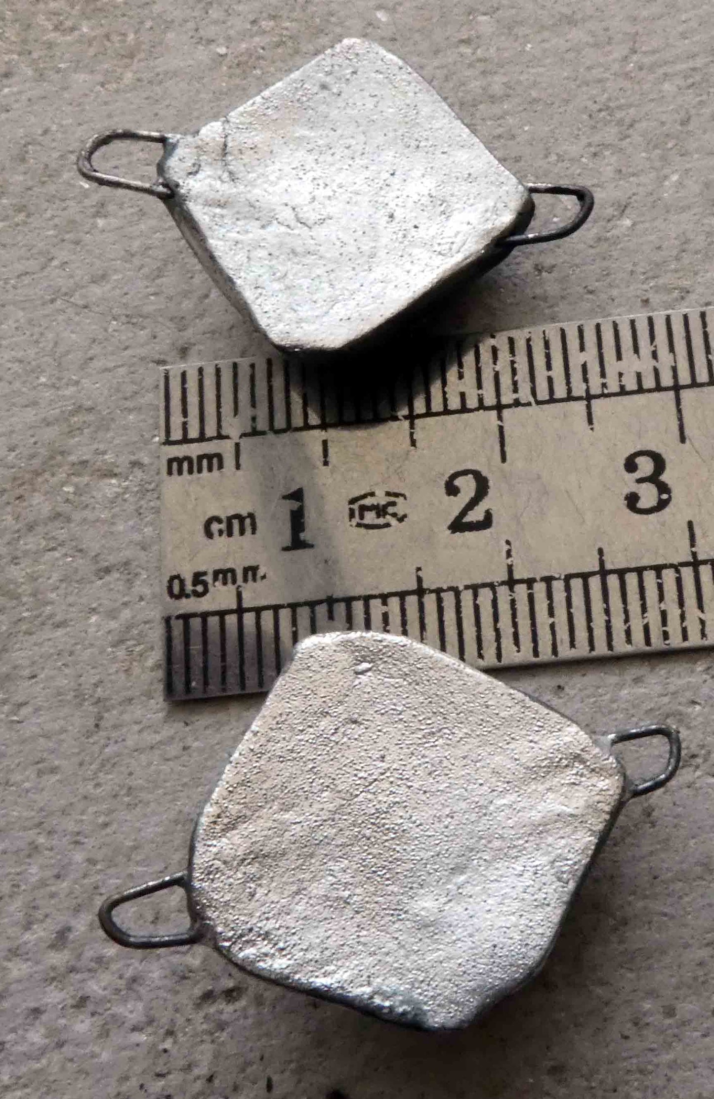 Ceramic Diamond Wire Earring Connectors - Dune