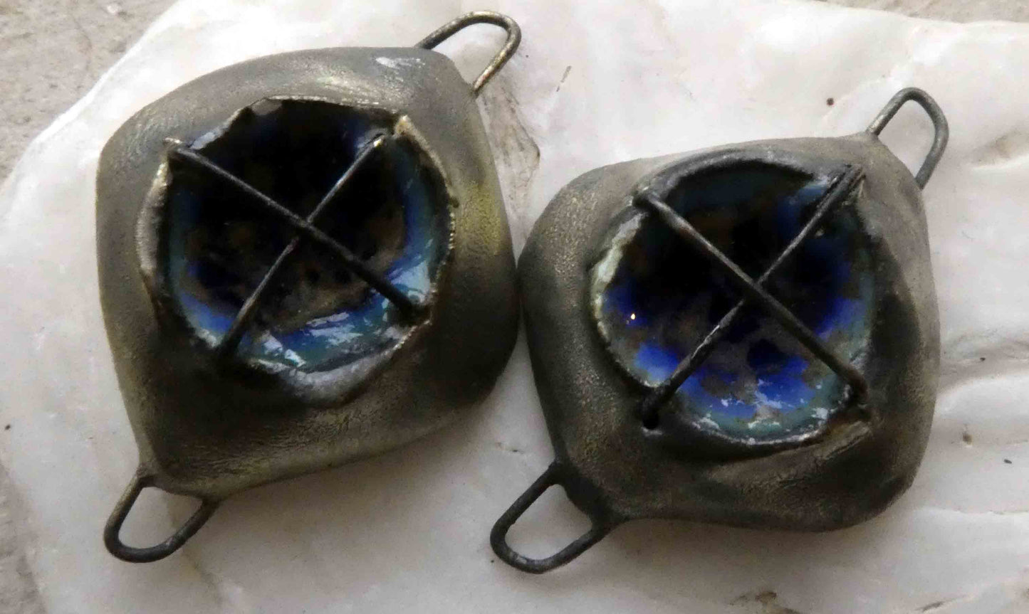Ceramic Diamond Wire Earring Connectors - Ohio