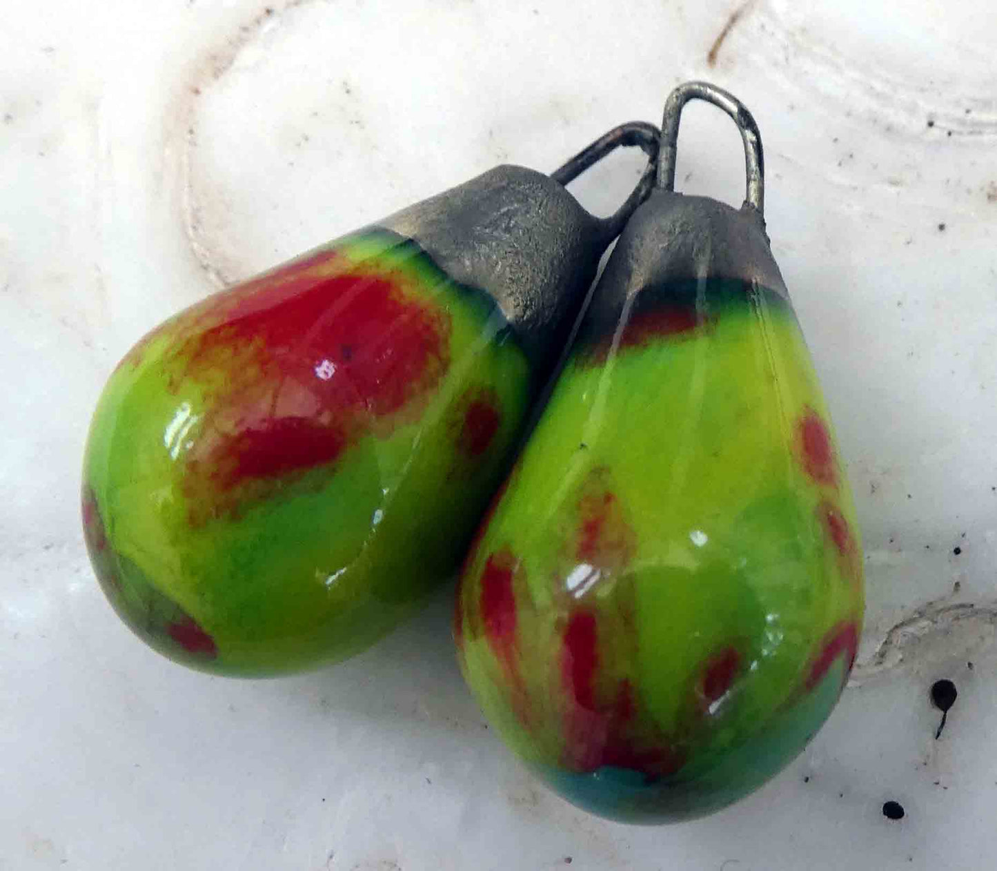 Ceramic Drops Earring Charms -Appltini