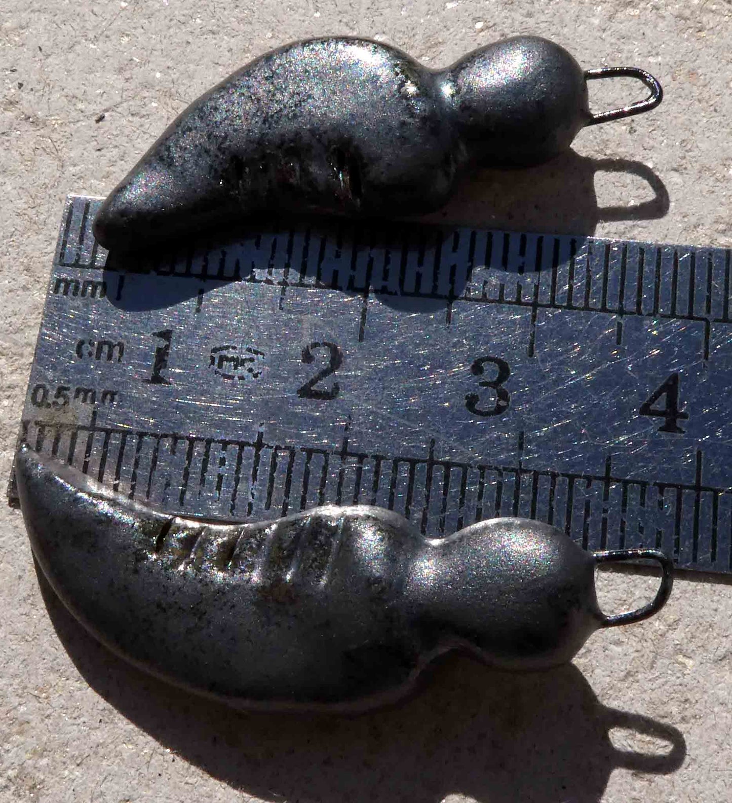 Ceramic Heirloom Silver Dagger Earring Charms