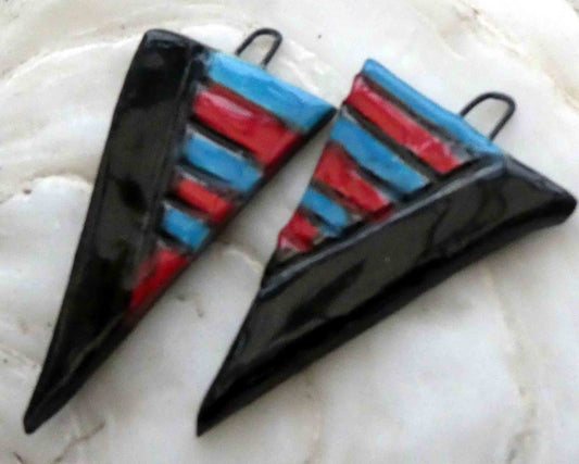 Ceramic Dagger Earring Charms #3