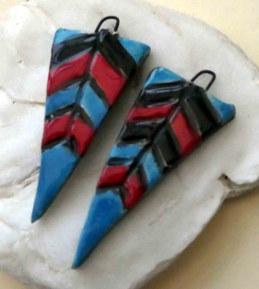 Ceramic Dagger Earring Charms #4