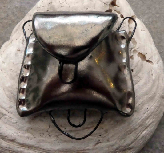 Ceramic Satchel Connector Pendant