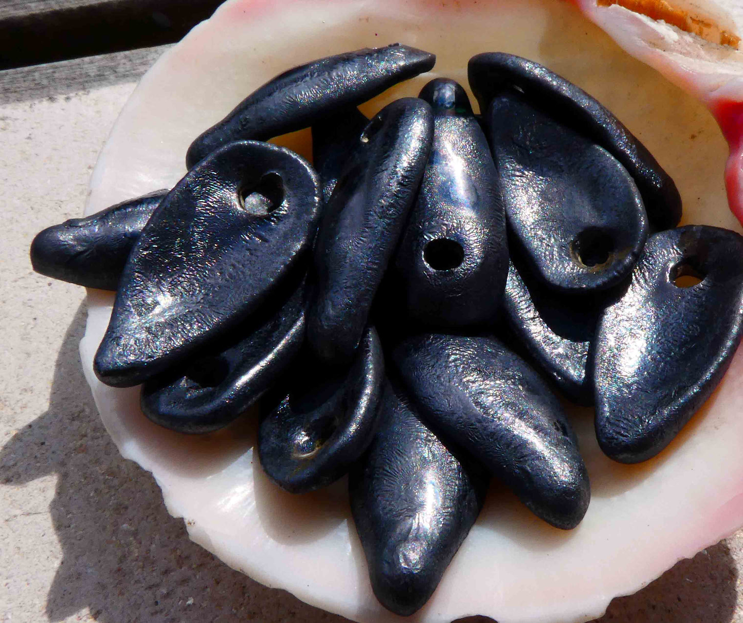 Ceramic Steely Claw Earring Charms