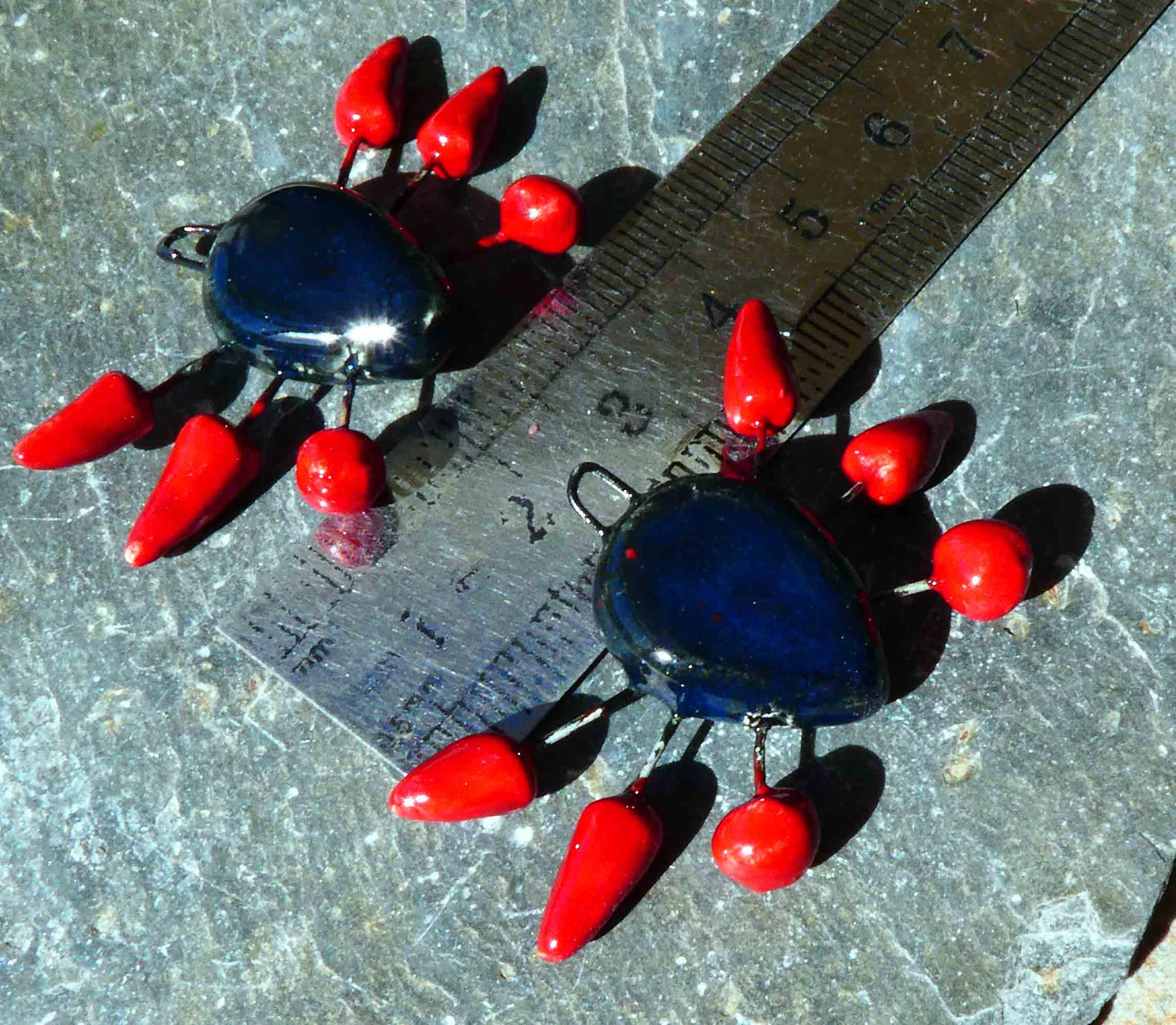Ceramic Spider Earring Charms