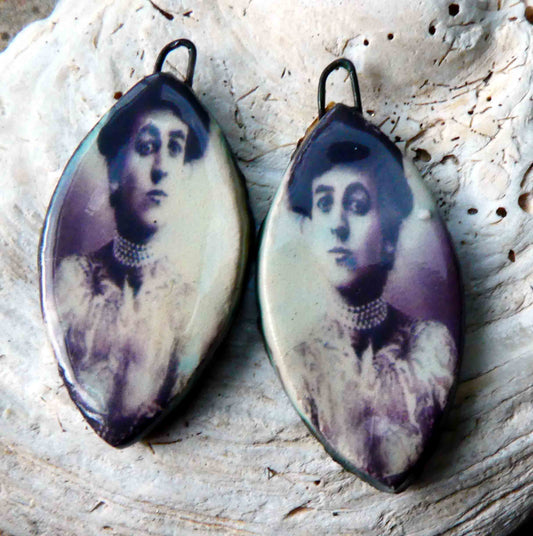 Maud Stevens Wagner Decal Drop Earring Charms