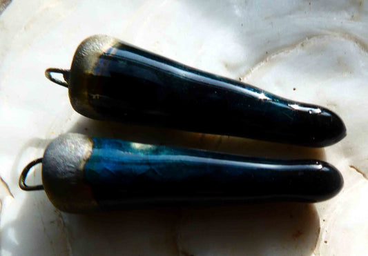 Ceramic Spikes Earring Charms - Emeralorium