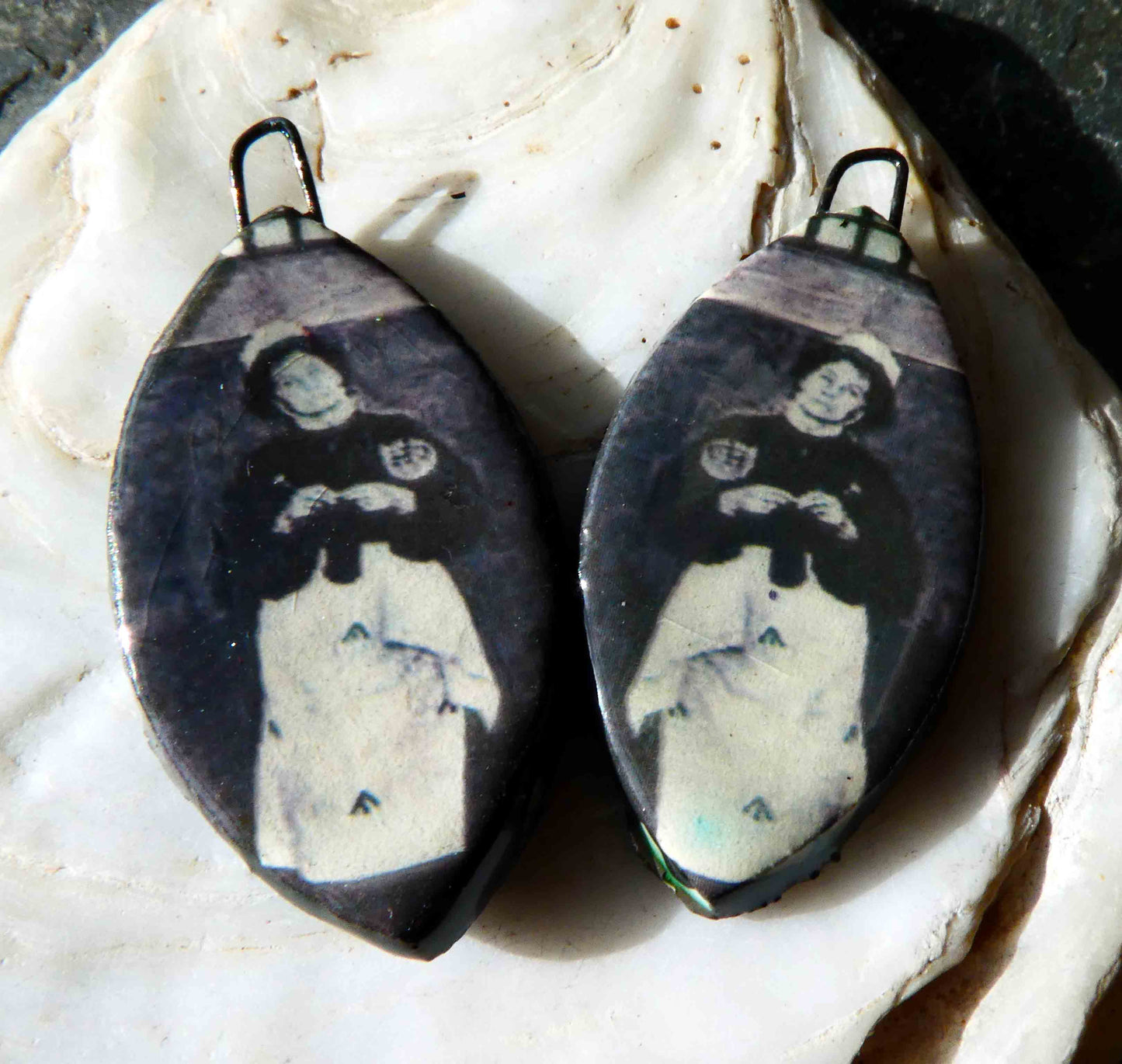 Emmeline Pankhurst #1 Decal Drop Earring Charms