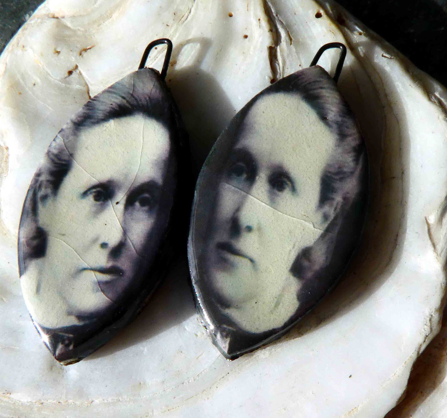 Millicent Fawcett Decal Drop Earring Charms