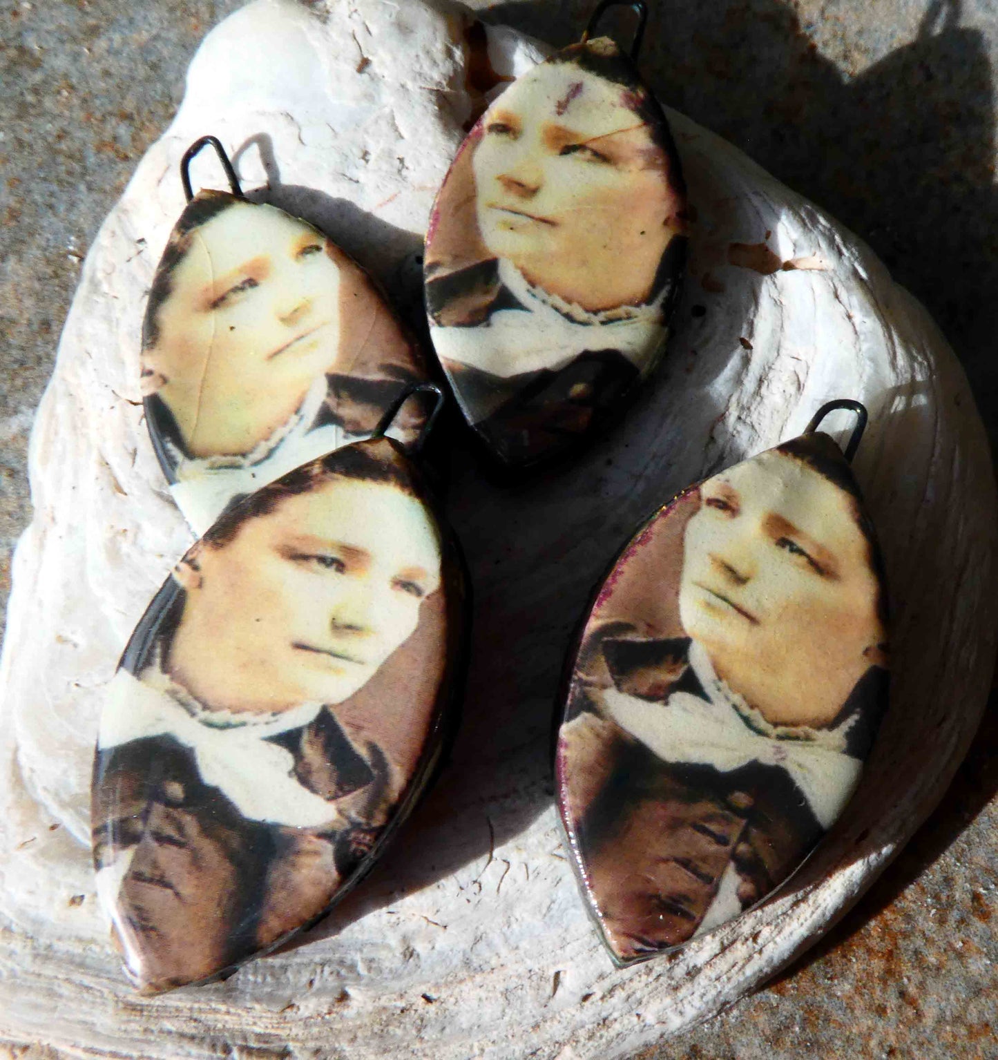 Victoria Woodhull Decal Drop Earring Charms