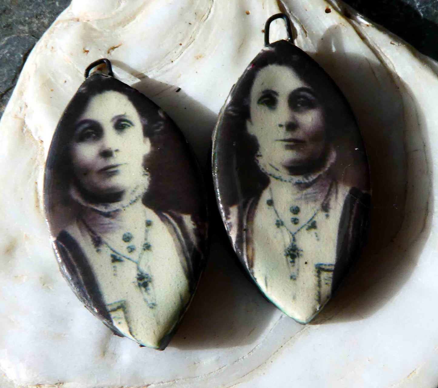 Emmeline Pankhurst Decal Drop Earring Charms #4