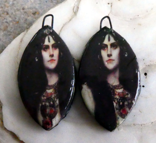 Leon Bonnat Decal Drop Earring Charms #2