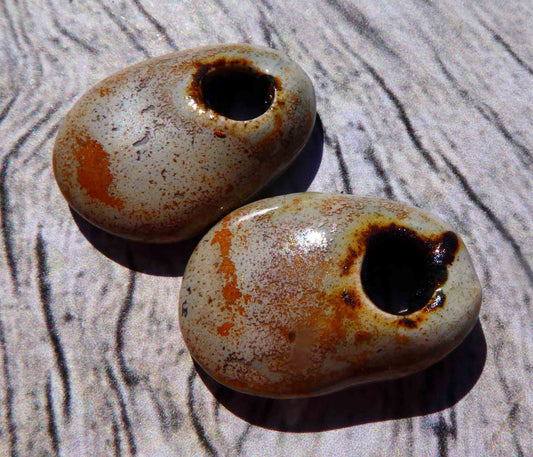 Ceramic Hagstone Pebble Drops - Stone