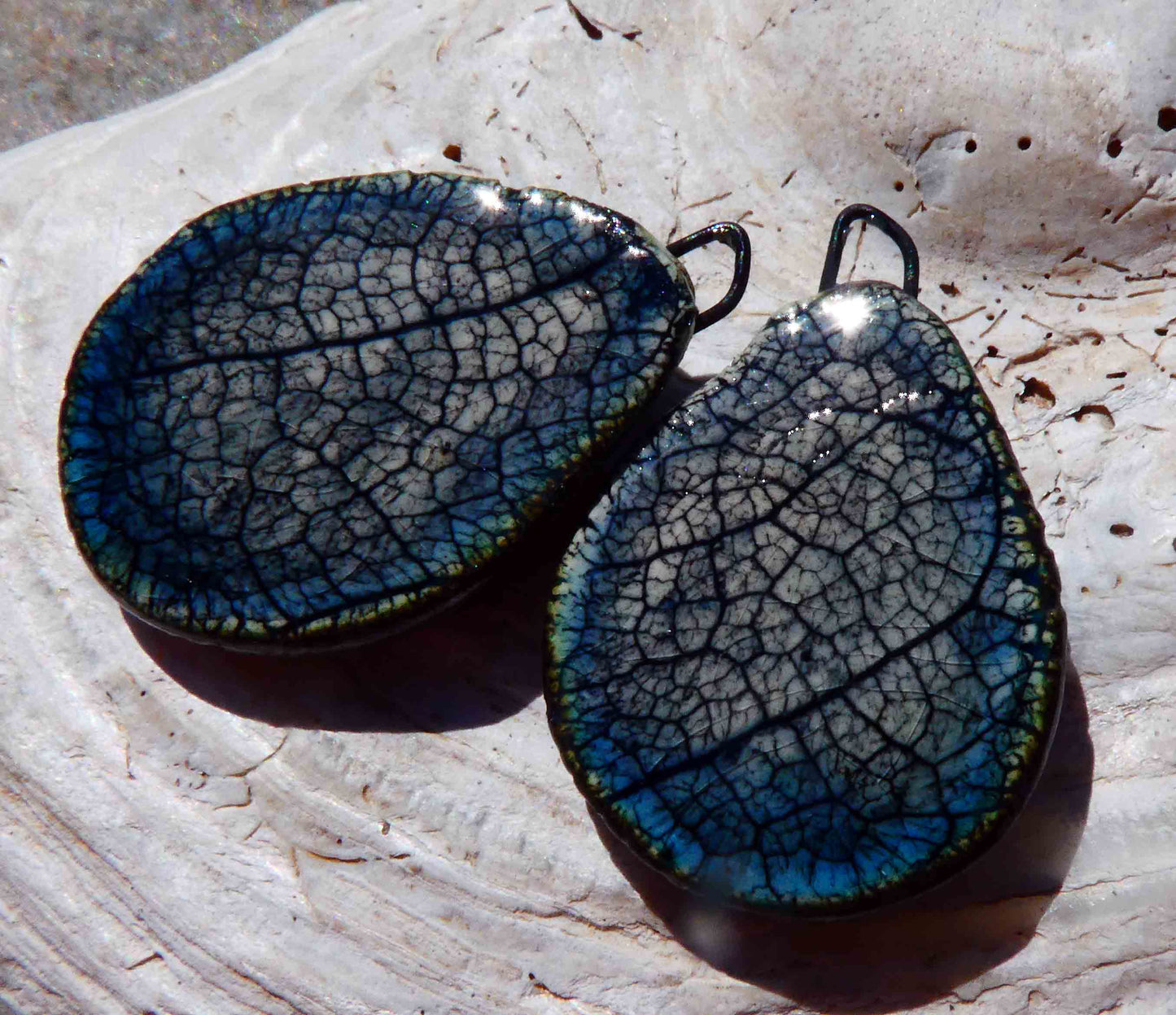 Ceramic Insect Wing Slice Earring Charms