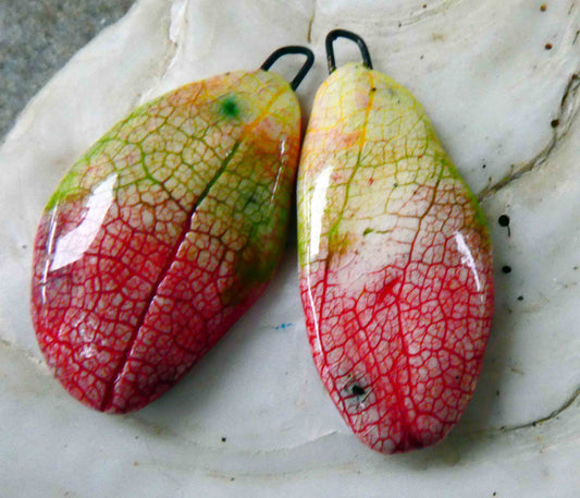 Porcelain Dragonfly Wing  Earring Charms #9