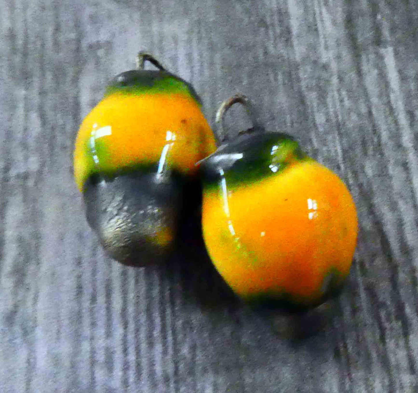 Ceramic Bobbly Bobble Earring Charms - Yellow