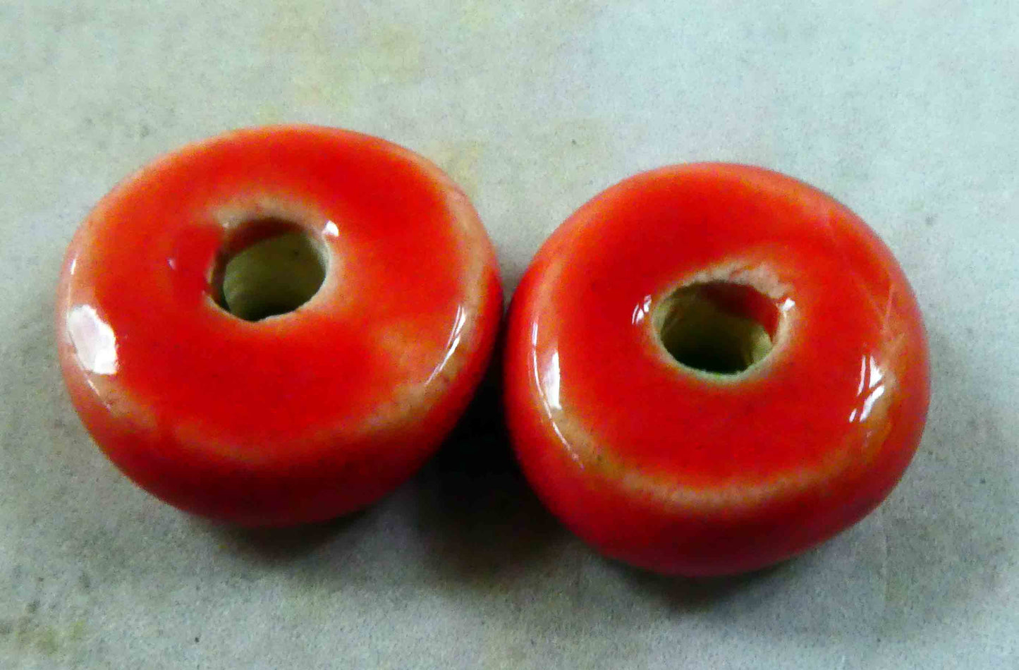 Ceramic Little Round Beads - Watermelon